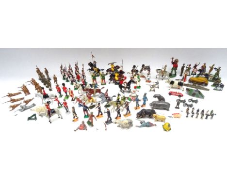 Miscellaneous Toy Soldiers Taylor and Barrett in khaki, Benbros, Crescent, Hill, New Toy Soldiers, Tradition, twelve HO scale