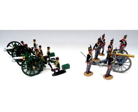 Britains Guns and Crew Redcoat Royal Horse Artillery 44053 13pdr Gun and Crew, and 1/30 scale British Napoleonic Artillery, 3
