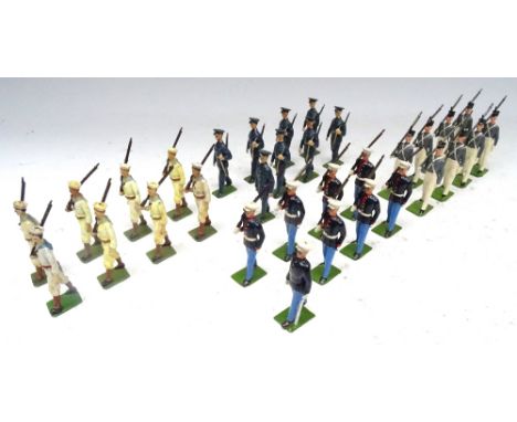 Britains US Troops sets 228, Marines with Office and 299 West Point Cadets, summer dress in original ROAN boxes, 1258 Whiteja