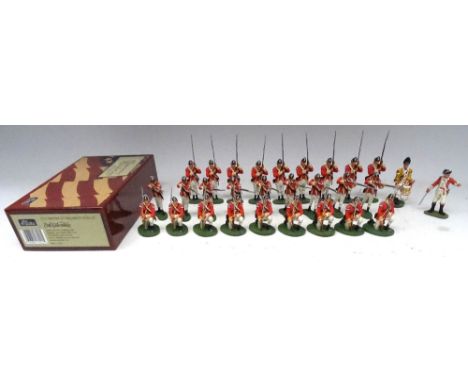 Britains American Revolution British Light Company, 10th Foot set 17221 (nine), and 17215 British Command Set, with one origi