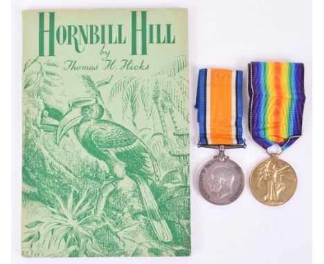 Great War East Africa Medal Pair of Reverent Thomas Harold Hicks Nyasaland Volunteer Reserve, consisting of British War and V