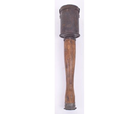 Scarce Model 1915 Inert German Stick Grenade, semi-relic example complete with the wooden handle which has the remains of the