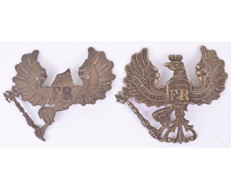 Prussian Pioneer Pickelhaube Helmet Plate, white metal example of the Prussian helmet plate. Helmet is in damaged condition. 