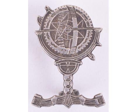 Egyptian Made Silver Popski Private Army (P.P.A) Beret Badge, very fine example of the beret badge worn by members of the Pop