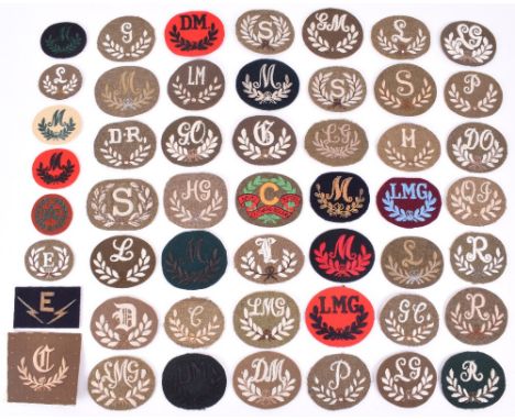 Selection of WW2 and Post WW2 Trade / Proficiency Badges, consisting of embroidered and printed examples, including Light Mac