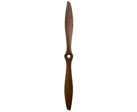 Imperial German Aircraft Propeller, a very rare full length propeller measuring 270cms, some slight chips to each tips as usu