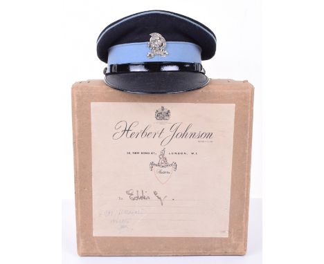 Artists Rifles / 21st Special Air Service (S.A.S) Officers Dress Cap, fine example of an officers dress cap with silvered off