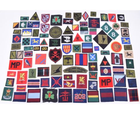 Quantity of Modern British Army TRF Patches, including 7th Air Defence Brigade, 20th Armoured Brigade, Pathfinder Platoon 16t