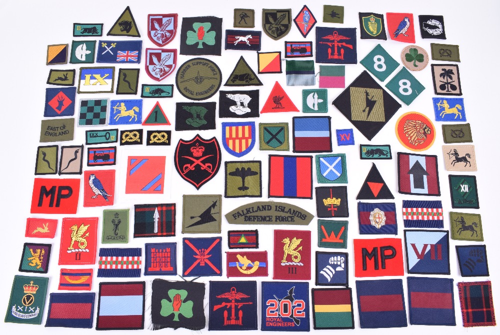 Quantity of Modern British Army TRF Patches, including 7th Air Defence ...