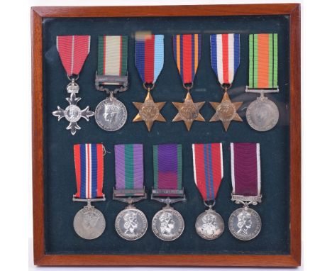 MBE Medal Group of Eleven Awarded to Major Thomas William Beard Worcestershire & Sherwood Foresters, Late Suffolk Regiment, R