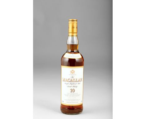 Macallan 10 year old Single Malt Scotch Whisky, matured in sherry oak casks 40% 700ml with carton