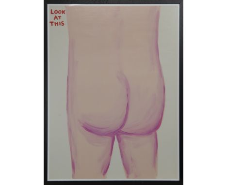 * DAVID SHRIGLEY, LOOK AT THIS (2020) lithograph on 150g silk paper image size 77cm x 57.5cm, overall size 83cm x 63cm Framed