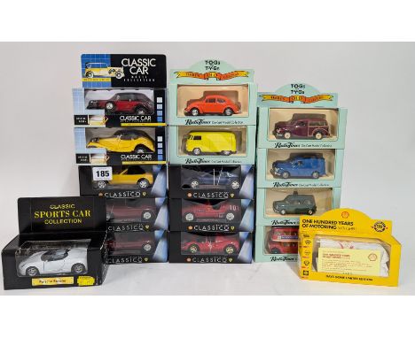 Shell Classico, Ferrari Collection, 'Ferrari 1969 365 GTS4' model automobile  with 4 Shell 'Ferrari Collection', 6 Lledo 'Rad