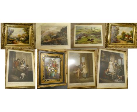 After Frances Wheatley, a collection of prints, The Cries of London; together with a further quantity of pictures and prints 