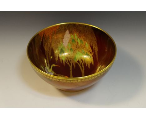 A Carltonware Rouge Royale fruit bowl, printed marks to base 