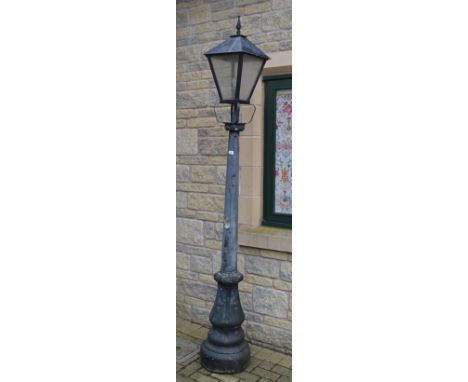 A composite garden street light.