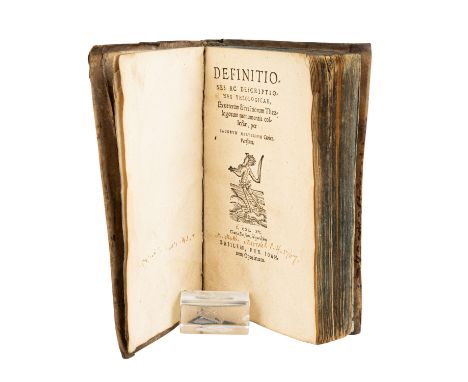   Literatur 16.Jh. -   Iacobus Hertelius, Definitiones ac descriptiones theologicae (...), Basel 1564. Jacob Hertel war ein S