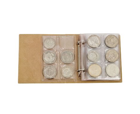   Deutsches Kaiserreich - Sammlung von 32 Münzen ex Baden, Hamburg, Preußen, Württemberg,   Erhaltungen meist ss, teils Beein