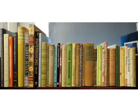 Bookbinding, restoration and book collecting reference etc., including McLean (Ruari), Victorian Publishers' Book-bindings in