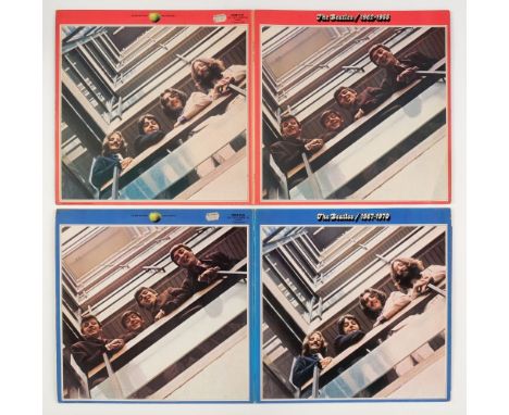 * The Beatles. Collection of vinyl records / LPs by The Beatles, including the Red Album (The Beatles 1962-1966), Apple PCSP 