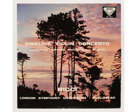 * Ricci (Ruggiero). Collection of rare Decca SXL-series early stereo classical records, including Sibelius "Violin Concerto i