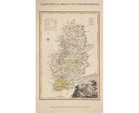 Nottinghamshire. Greenwood (C. &amp; J.), A Map of the County of Nottingham from an actual survey made in the years 1824 &amp