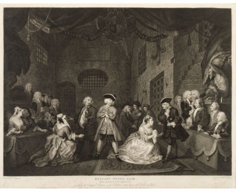 * Blake (William, 1757-1827). Beggar's Opera, Act III. 'When my hero in Court appears, &amp;c.', From the Original Picture, i