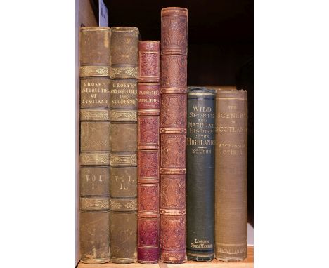 Grose (Francis). The Antiquities of Scotland, 2 volumes, London: Hooper &amp; Wigstead, 1797, engraved frontispiece and engra