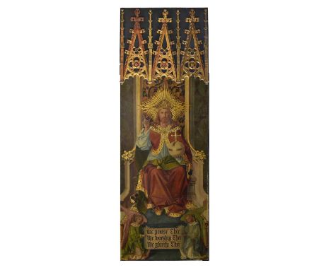 Attributed to Henry Victor Milner, (1864-1942) reputedly after a design by Temple Moore (1856-1920) for the Church of St. Bar