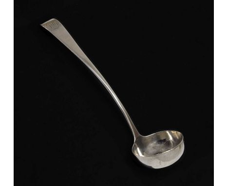 George III Scottish provincial silver toddy ladle, marked 'AS' 'INS' for Alexander Stewart, Inverness, circa 1800, 15cm long,
