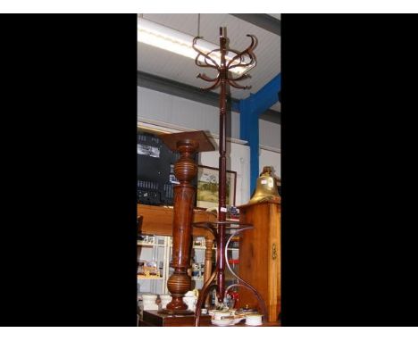 A plant stand, together with a hat and coat stand 
