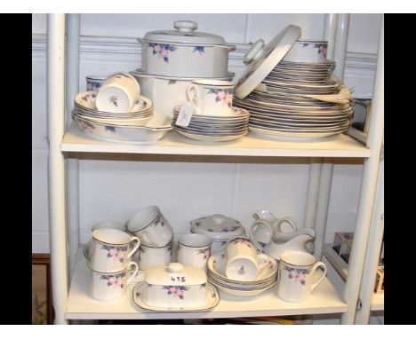 Dinner and tea service by Royal Doulton 'Bloomsbury' 