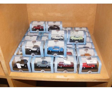 Thirty Oxford Automobile Company die cast model vehicles - boxed  
