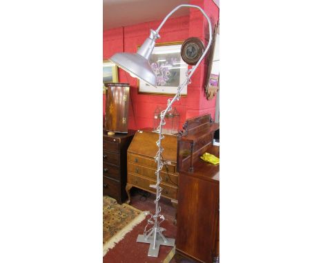 Unusual industrial themed standard lamp
