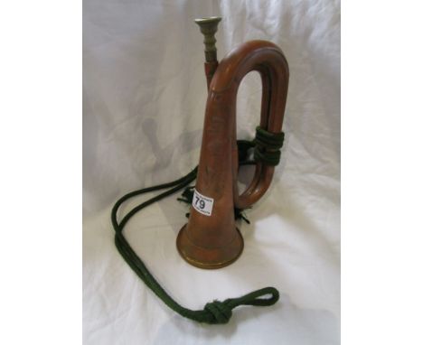 Military bugle marked Dallas London