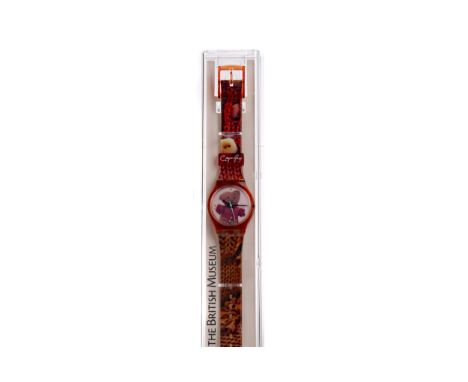 GRAYSON PERRY FOR THE BRITISH MUSEUM 'ALAN MEASLES' WATCH, in original case