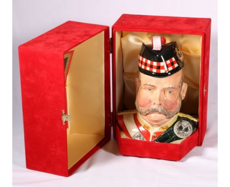 WILLIAM GRANT 25 year old blended Scotch whisky bottled to commemorate their Centenary in Royal Doulton character jug modelle
