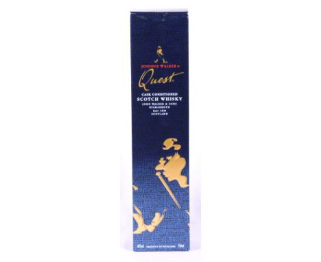 JOHNNIE WALKER QUEST blended Scotch whisky 40% vol 75cl, boxed.
