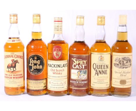 The Wine Society Special Highland blend 40% vol. 75cl; THE NATIONAL CHOICE RED RUM 12 year old blended Scotch Whisky 40% vol.