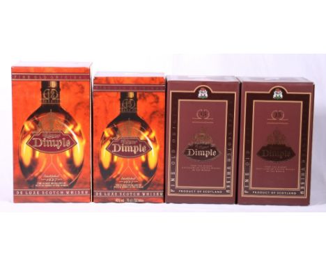 DIMPLE 12 year old blended Scotch whisky 43% vol. 1 litre, boxed; DIMPLE 15 year old blended Scotch whisky, 40% vol. 70cl, bo