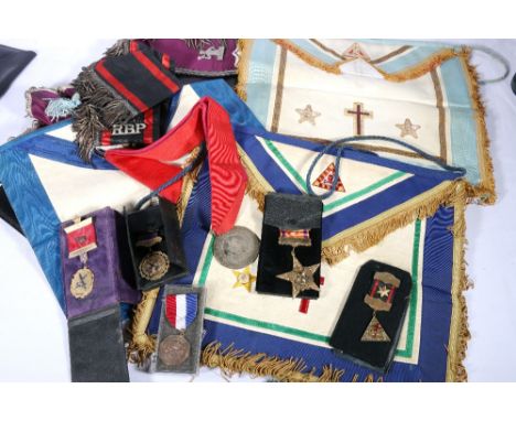 Canadian Orange Order interest: a group of six jewels including Scarlet Chapter Robert Reid 1926, Coronation A K Ferguson 195