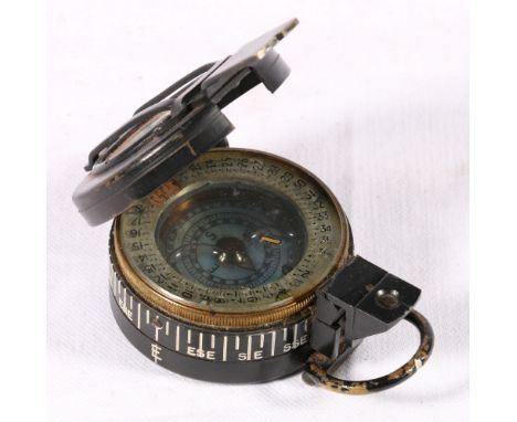 WWII R G Company Ltd of London 1944 MKII sighting compass number 273342.