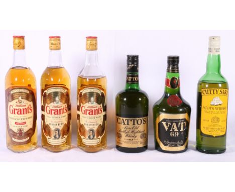 GRANT'S family reserve blended Scotch Whisky 40% vol. 75cl; two bottles of GRANT'S family reserve blended Scotch Whisky bottl