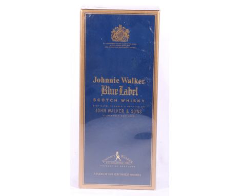 JOHNNIE WALKER blue label blended Scotch Whisky 43% vol. 75cl, boxed