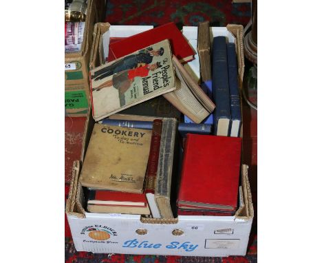 A quantity of vintage books to include bible, The Highway of Salvation, Barnaby Rudge, The Peoples Friend annual etc.