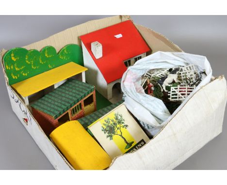 A vintage childs farmyard set.