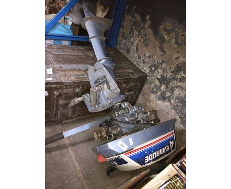 A 4 HP Evenrude outboard engine 