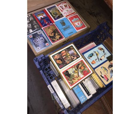 Two boxes of playing cards 