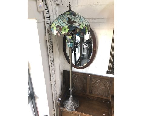 A Tiffany style standard lamp 