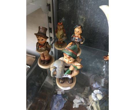 Four Hummel figures 